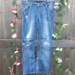 Twentyone Black distressed size 9/10 jeans